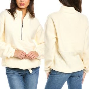 Splendid Collection Bolton Half Zip Pullover in Cloud
